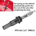 thumbnail image 3 of 6 Inch 150mm Hole Saw Blade Corn Hole Drilling Cutter Woodworking Tool Hole, 3 of 10