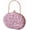 Light Purple, variant on Women Evening Bag Sequin Clutch Bag Bridal Wedding Purse Ladies Handbag With Detachable Chain Elegant Shoulder Bag
