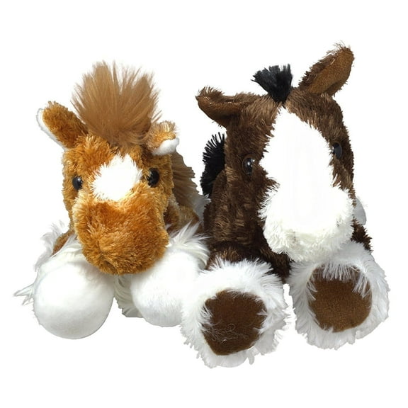 Aurora Clydesdale Horses Mini Flopsie 8" Stuffed Animal Plush