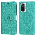 thumbnail image 2 of Funda tipo cartera GANGXUN para Xiaomi Note 10 Pro 4G , diseño girasol, cuero PU, soporte, cierre magnético, tarjetero, 2 of 5