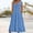 Blue plus size boho maxi dress a1, variant on Women Plus Size V Neck Sleeveless Wrap Flowy Casual A-Line Midi Boho Beach Vacation Swing Maxi Dresses Solid Lightweight Summer Sundress, Blue 3XL