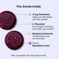 thumbnail image 4 of OLLY Sleep Gummy Supplement, 3mg Melatonin, L-Theanine, Chamomile, Blackberry Zen Flavor, 60 Ct, 4 of 13