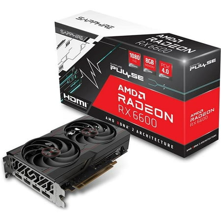 AMD RADEON RX 6600 Non XT Pulse 8GB GDDR6 Motherboard