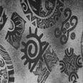 thumbnail image 1 of Ahgly Tapis d'Intérieur Lavable en Machine Carré Transitionnel Gris Canon, 5 Pieds Carré, 1 of 7