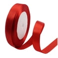 thumbnail image 1 of YUEHAO Decorative Gift Silk Bandwidths And Ribbons Fabric Ribbons For Wedding, Christe Decorative Gift Ribbon Red, 1 of 2