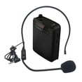 thumbnail image 1 of Portable Voice Amplifier With Belt Clip Headset Microphone Radio Support Fm Tf Mp3 Speaker Drop Shipping ,Powerful Sound, 1 of 6