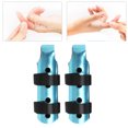 thumbnail image 1 of Attelle de Doigt, 2Pcs Doigt en Métal Attelle Support de Doigt Respirant pour l'Arthrite Redressage Doigt Cassé, 1 of 8