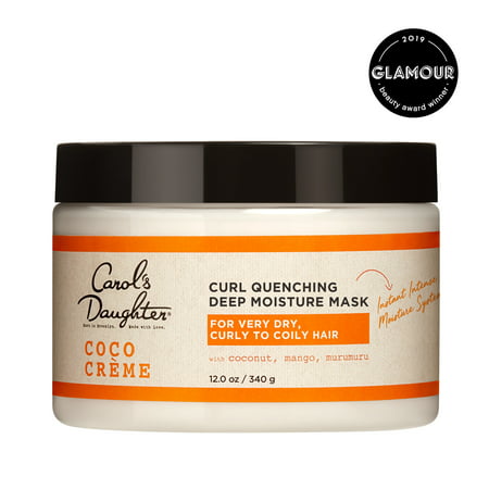 Carol's Daughter Coco Creme Velvet Cream Hair Mask, Coconut Oil & Mango Butter, Curly Hair, 12 (Best Protein Mask For Curly Hair)