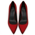 thumbnail image 4 of YCNYCHCHY Women Office Shoes Red Black Silk Pump Sexy Luxury 6cm Thin Heels Pointed Toe Ladies Wedding Shoes Star Model Pumps Shoes, 4 of 6
