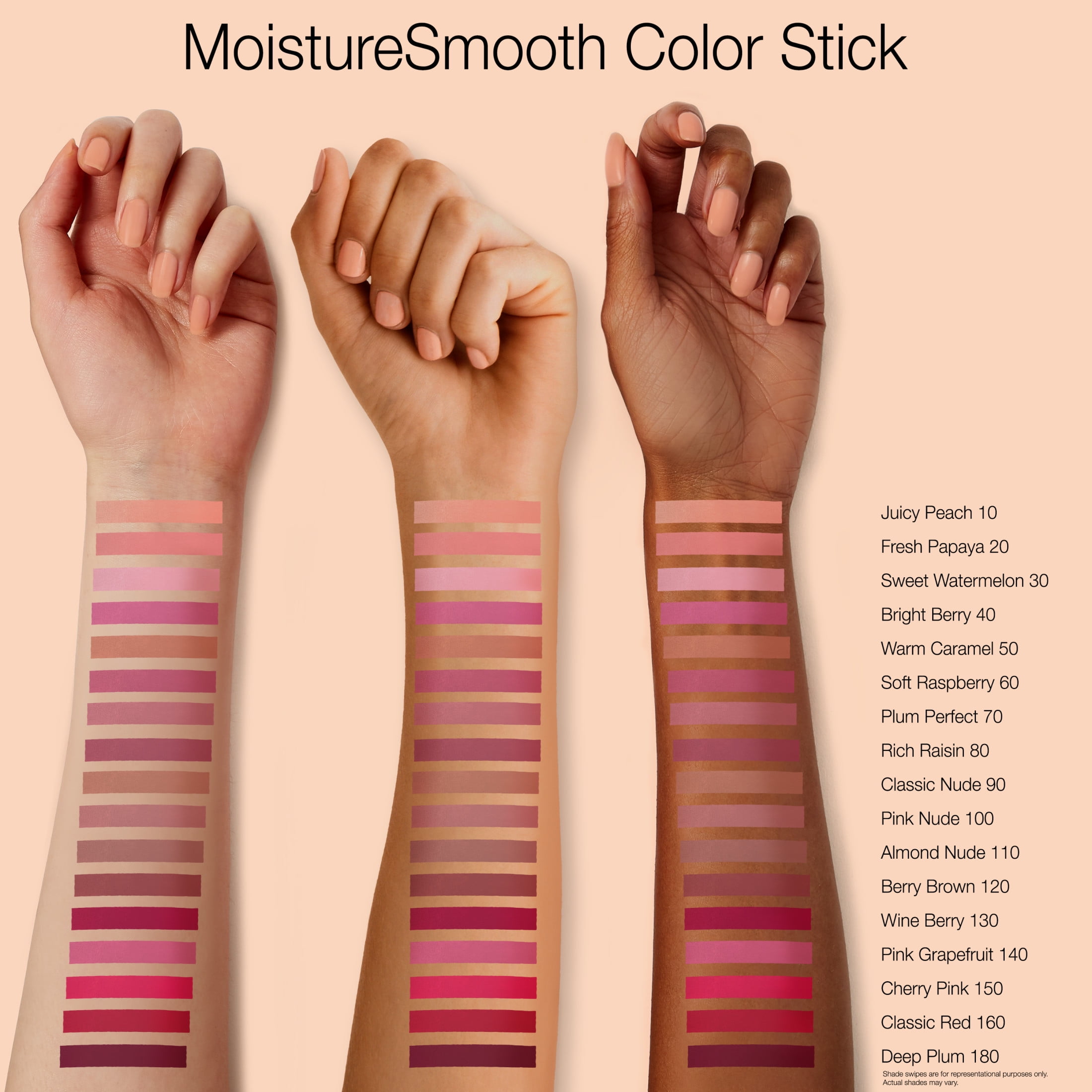 (2 pack) Neutrogena MoistureSmooth Color Stick Lipstick, Berry Brown,.011 oz