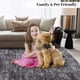 thumbnail image 4 of Qinaqin 122*183cm 100% Polyester Area Rugs 350Gsm Velvet Pearl Cotton Tpr cm de Anchoashed Folding Backing Plain Te x ture Carlo Profundidadark Gris, 4 of 7
