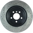 thumbnail image 2 of StopTech 12-16 BMW 335i Slotted & Drilled Rear Left Rotor Fits select: 2016 BMW 328, 2019 BMW 330I, 2 of 4
