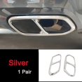 thumbnail image 1 of Rear Dual Tail Exhaust Muffler Tip Trim Cover For Volvo XC60 Accessories 2017 2018 2019 2020~15833, 1 of 1