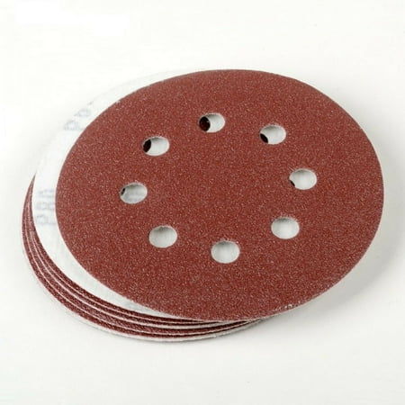 

30pc 5 8 Hole 80 Grit Sand Disc Paper Random Orbit Hook and Loop Sander