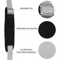 thumbnail image 4 of Unique Bargains Shoulder Strap, 2 Pcs Nylon Webbing Adjustable Replacement Strap with Detachable Anti Slip Padded Clip, Grey, 4 of 6