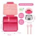 thumbnail image 2 of Lonchera para niña tipo omiebox incluye termo y cubiertos, bento box c 4 compartimentos modulables de gran capacidad, lunch box con sellado hermético anti-fugas, caja de almuerzo BPA Free, 2 of 9
