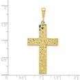 thumbnail image 3 of 10k Polished Nugget Cross Pendant in 10k Yellow Gold, 3 of 3