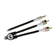 Monster iCable A IC IP-7 S - Audio cable - mini-phone stereo 3.5 mm male to RCA male - 7 ft - for Apple iPhone/iPod