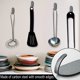 thumbnail image 2 of Ganchos autoadhesivos blancos, paquete de 10 ganchos adhesivos extra fuertes para cocina, baño, fregadero - Percha de acero al carbono resistente al agua para colgar toallas, 2 of 4
