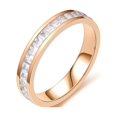 thumbnail image 1 of Qarigey Anillo de cristal para mujer, joyería de mano de compromiso exquisita, círculo de Metal con diamantes de imitación, decoración de vestir Ropa, zapatos y accesorios Miscelánea Oro Talla 7 Qarigey  AP014468-08, 1 of 6