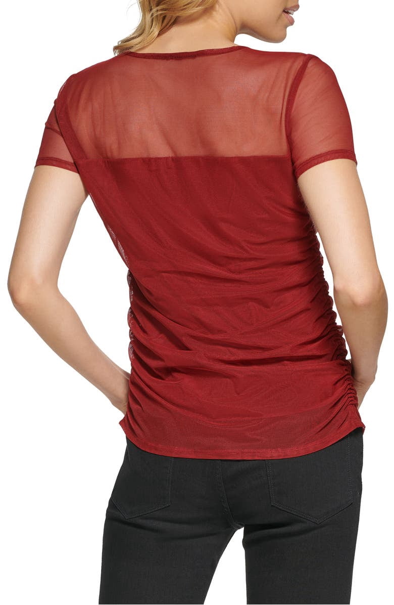 dkny mesh top