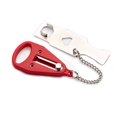 thumbnail image 5 of Cerradura de puerta portátil negra, cerradura de viaje, seguridad adicional y cerradura de seguridad para personas que se trasladan al hogar, 5 of 5
