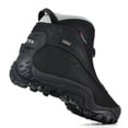 thumbnail image 3 of XPETI Men's Winter Snow Boots Zipper Waterproof Hiking Boots Insulated SnowRider Black Size 8.5, 3 of 7