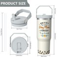 thumbnail image 5 of 1pc Dog mother 30oz Tumbler with Straw & Handle - Insulated Stainless Steel Cup | Holiday Gift for Man Women (Christmas, Valentine's, Birthday), 5 of 7