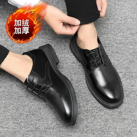 

2024 Shoes Men‘s Spring New Business Dress Soft Soft Bottom Casual Shoes Black Non-slip Wedding Groom Shoes