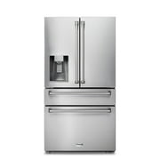 Thor Kitchen Réfrigérateur professionnel à porte française de 36 pouces avec distributeur de glaçons et d'eau-TRF3601FD