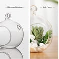 thumbnail image 3 of 6 Pcs Mini 3" Hanging Ornament Tea Light Holder / Terrarium by WGV, 3 of 8