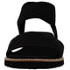 thumbnail image 2 of Sandalia Skechers BOBS Desert Kiss de espuma viscoelástica negra para mujer, 2 of 7