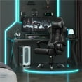 thumbnail image 2 of Yaheetech PU Leather Ergonomic Gaming Chair with Removable Head Pillow, Full Black, 2 of 7