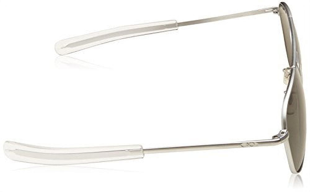 Original Pilot Sunglasses with 55mm Bayonet Temples and True Color Gray Glass Lenses