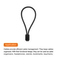 thumbnail image 4 of Magnetic Cable Clips 7.5 Inch x 0.6 Inch Black for Home, Kitchen, Office, 10 Pcs, 4 of 5