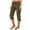 S2013_AG, variant on Summer Cotton And Hemp Cropped Wide Leg Loose Fit High Waisted Capri Cargo Pants for Women White Leisure Weekend Multi Pocket Trousers Outdoor Casual Sports Overalls Thin Shorts 3XL