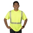 thumbnail image 3 of 10-Pack of Cordova V461S Cor-Brite Type R, Class II, Comfort Stretch T-Shirt, Short Sleeves, Chest Pocket, 2-Inch Silver Reflective Tape, Small, 3 of 4