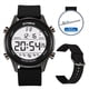 thumbnail image 4 of Monstrate Reloj de mujer con pantalla grande Simple y reloj electrónico de silicona con despertador Electrónica negro, 4 of 6