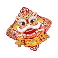 thumbnail image 4 of Tachiuwa Chinese New Year Decorations 2025 Door Stickers Lucky Wall Mural Lunar New Year Gifts with Bless Words Window Clings Ornament Dance Dragon, 4 of 9