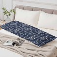 thumbnail image 6 of Navy Blue Botanical Body Pillow Cover 20 x 60 Inch Decorative Pillow Cover Spring Summer Chic Wildflowers Lumbar Pillowcase Seasonal Rectangle Cushion Case for Couch Sofa Bed Living Room, 6 of 9