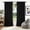 Black, variant on XUEYU Blackout Curtains, Full Light Blocking Curtains for Bedroom, Window Curtain for Living Room 52 x 96 inch Grommet, Energy Efficient Curtains for Living Room Window(2 Panels,Black)