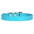 thumbnail image 1 of Faux Leather Collar Metal Buckle Pet Collar Adjustable Pet Collar for Small Dogs, 1 of 10