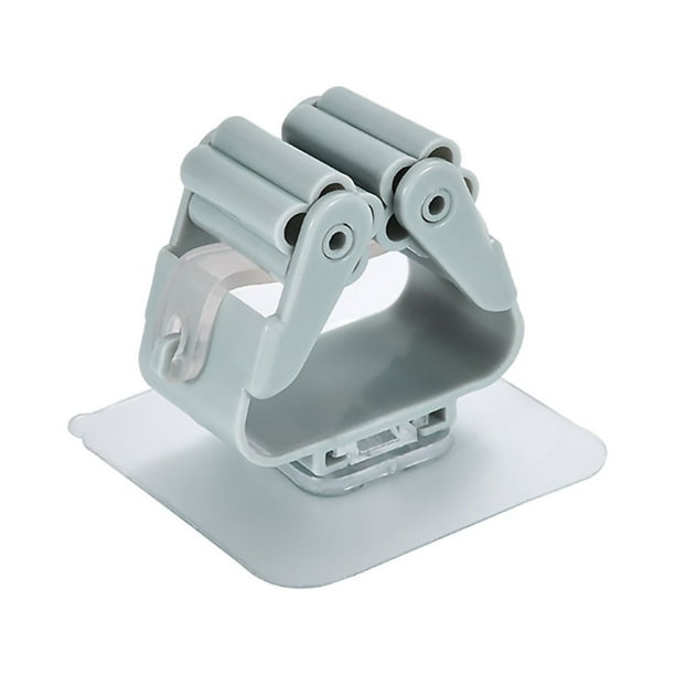 Gancho para trapeador montado en la pared BuyWeek organizador de trapeador soporte para trapeador clip para trapeador para baño
