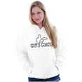 thumbnail image 4 of His Hers Matching Couples Cartoon Women Plus Size Graphic Pullover Hoodie Brisco Brands 2X, 4 of 5