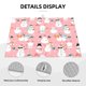 thumbnail image 3 of Fotbe Cute Pink Snowman Cat Alfombrilla de Secado para Cocina con Estampado, 18x24 Pulgadas, 3 of 7