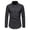 Black, variant on Fesfesfes Fall Men's Shirt Turtleneck Pullover Tops Long Sleeve Shirt Men's Sweatshirt On Sale