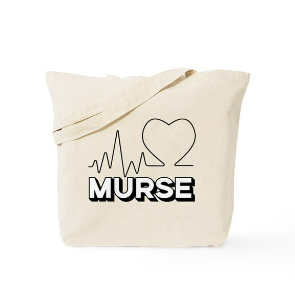 CafePress - Murse Tote Bag - Unisex Canvas Tote Bag, Beige, 1-Piece