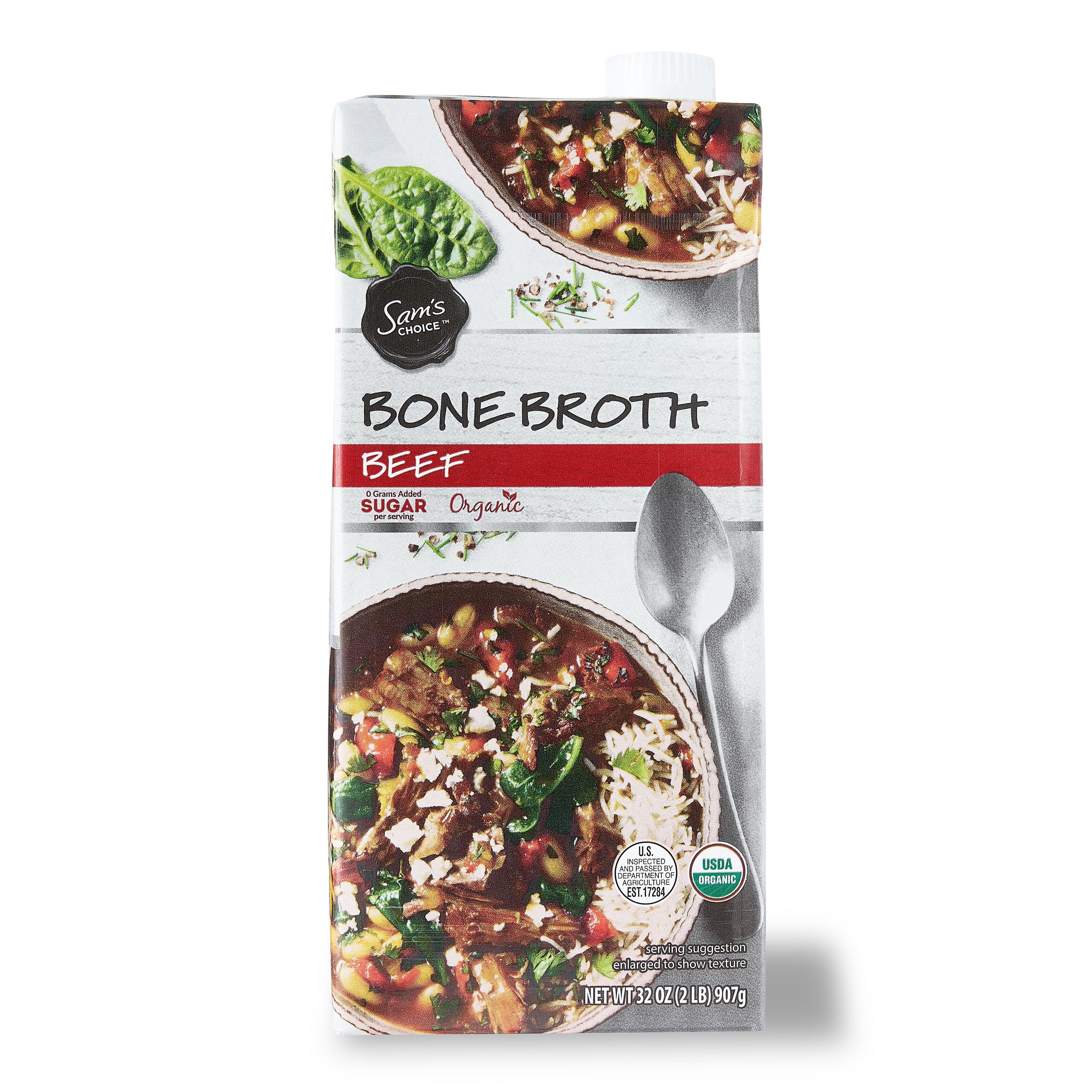 Sam's Choice Organic Bone Broth, Beef, 32 oz