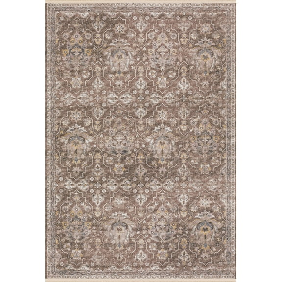 Dalyn Marbella Area Rug MB4 Mb4 Mocha Mocha 5' x 7' 6" Rectangle