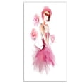 thumbnail image 2 of Woman in Pink Dress and Hat, 2 of 3